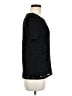 Reiss 100% Viscose Black Short Sleeve Top Size M - photo 4