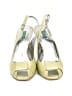 Valea Firenze Metallic Yellow Heels Size EU 39 - photo 2