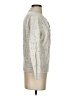 Madewell Metallic Silver Pullover Sweater Size S - photo 4