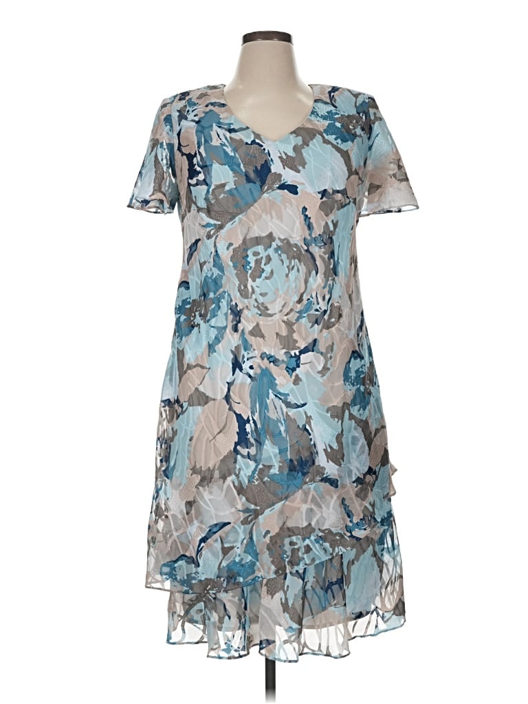 Pre-owned R & M Richards Cocktail Dress In Blue
