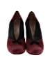 Anyi Lu Color Block Burgundy Heels Size EU 36 - photo 2