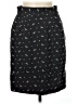 Odille 100% Cotton Print Black Formal Skirt Size 6 - photo 1