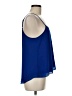 Naked Zebra Blue Sleeveless Blouse Size M - photo 4