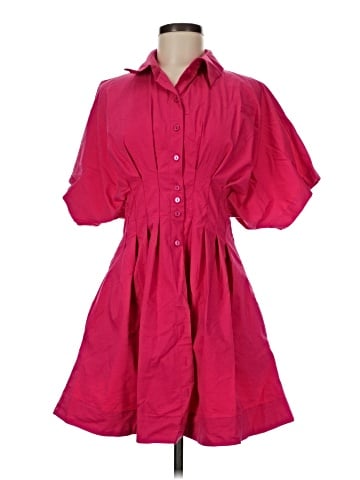 EXQUISE 3/4 Sleeve Button-Down Shirt (view 1)