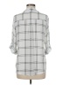 Fortune + Ivy 100% Polyester Gray 3/4 Sleeve Blouse Size M - photo 2