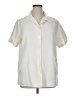 Basic Editions Ivory Short Sleeve Blouse Size 1X - photo 1