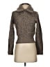 STAUD Tweed Brown Turtleneck Sweater Size XS - photo 1