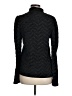 Karl Lagerfeld Paris Chevron-herringbone Black Turtleneck Sweater Size M - photo 2