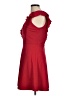 Aqua Solid Red Cocktail Dress Size M - photo 5