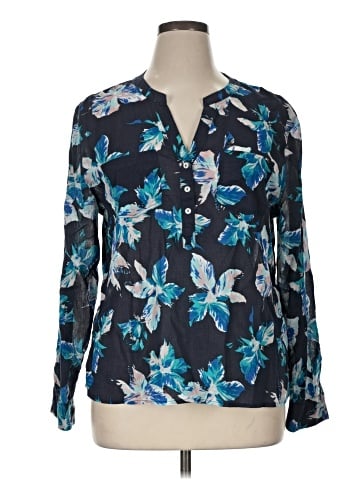 Carve Designs Long Sleeve Blouse (view 1)