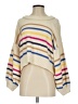 Papermoon Stripes Ivory Pullover Sweater Size S - photo 1