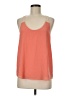 Velvet 100% Polyester Orange Sleeveless Top Size M - photo 1
