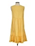 Unbranded 100% Polyester Yellow Casual Dress Size S - photo 2