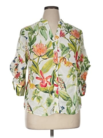 Chico's 3/4 Sleeve Blouse (view 1)