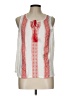 Cupio 100% Viscose White Sleeveless T-Shirt Size L - photo 1