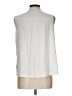 Cupio 100% Viscose White Sleeveless T-Shirt Size L - photo 2