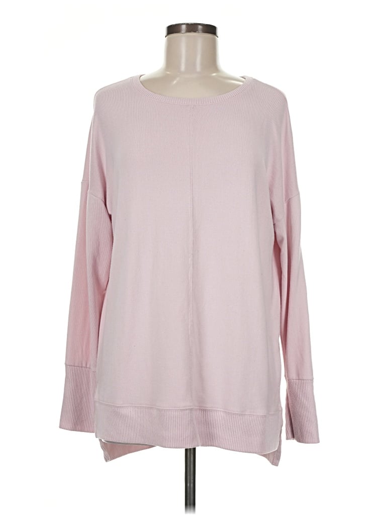 Pre-owned Time And Tru Long Sleeve T-shirt In Pink