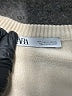 Zara Stripes Ivory Turtleneck Sweater Size S - photo 7