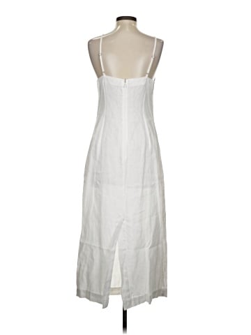 Madewell Goldie Midi Dress in 100% Linen (view 2)