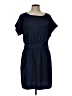 BCBGeneration 100% Polyester Polka Dots Blue Casual Dress Size L - photo 1