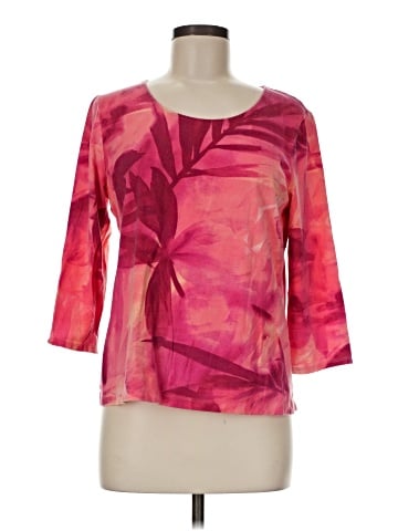 Chico's 3/4 Sleeve T-Shirt (view 1)
