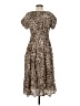 Universal Thread 100% Rayon Animal Print Brown Casual Dress Size M - photo 2