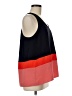 Ann Taylor 100% Polyester Red Sleeveless Top Size M - photo 4