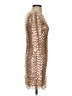 Unbranded 100% Polyester Metallic Gold Cocktail Dress Size S - photo 4