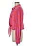 Suncoo 100% Viscose Graphic Pink Long Sleeve Blouse Size Med (T2) - photo 5