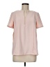 Cooper & Ella Pink Short Sleeve Blouse Size Med (2) - photo 1
