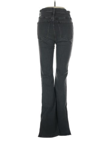 Madewell Skinny Flare Jeans in Bellhaven Wash: Slit-Hem Edition (view 2)
