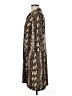 Studio One Animal Print Brown Casual Dress Size M - photo 5