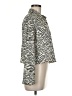 Zara Animal Print Ivory Long Sleeve Blouse Size M - photo 4