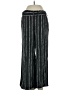 Candie's 100% Rayon Stripes Silver Casual Pants Size S - photo 1