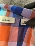 L.L.Bean Color Block Blue Short Sleeve Button-Down Shirt Size M - photo 7