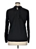 J. McLaughlin Black Long Sleeve Blouse Size XL - photo 2