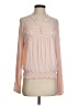 Jun & Ivy Pink Long Sleeve Blouse Size S - photo 1