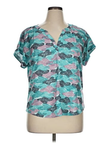 L.L.Bean Short Sleeve Blouse (view 1)