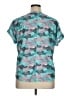 L.L.Bean Teal Short Sleeve Blouse Size XL (petite) - photo 2