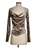 Free People Brown Long Sleeve Top Size XS - photo 1