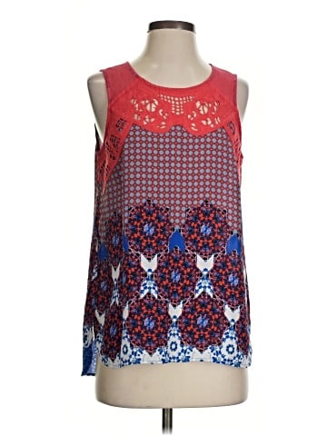 Pale Sky Sleeveless Blouse (view 1)