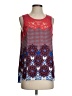 Pale Sky 100% Polyester Red Sleeveless Blouse Size S - photo 1