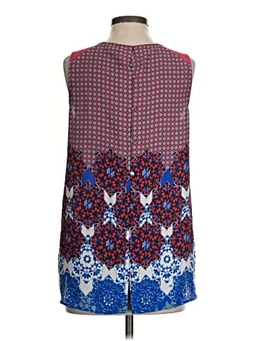 Pale Sky Sleeveless Blouse (view 2)