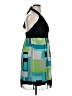 AGB 100% Polyester Color Block Teal Cocktail Dress Size 14 - photo 4