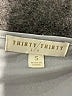 Thirty/Thirty 100% Polyester Metallic Silver Casual Skirt Size S - photo 4