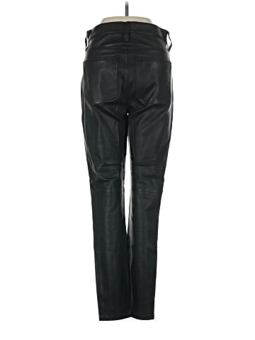 Madewell 10" High-Rise Skinny Jeans: Leather Edition (view 2)