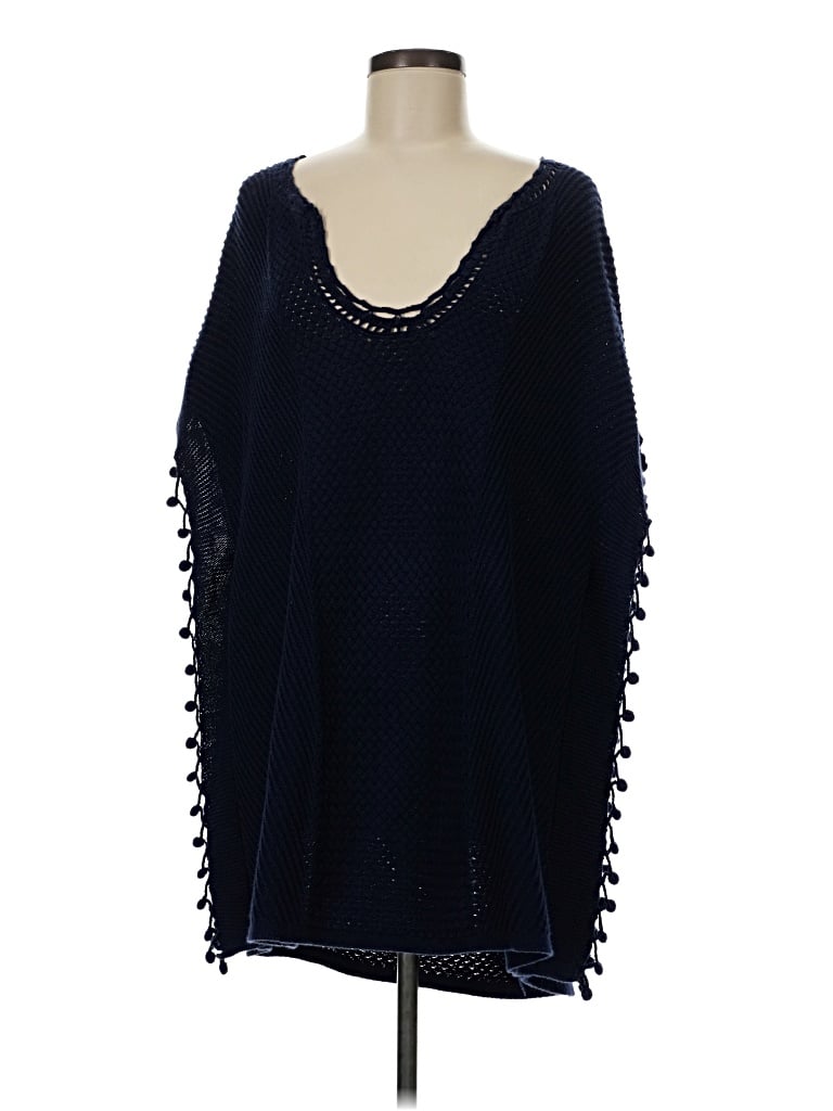 Pre-owned Lilly Pulitzer Poncho In Blue