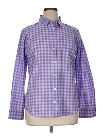 J.Crew Factory Store Long Sleeve Button-Down Shirt (view 1)