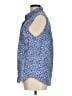 L.L.Bean 100% Cotton Blue Sleeveless Button-Down Shirt Size M - photo 5