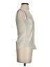 J.Crew Metallic Silver Sleeveless Blouse Size XXS - photo 4